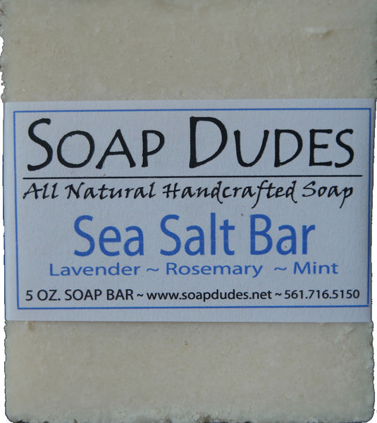 Organic All Natural Sea Salt Soap Bar – Soap Dudes